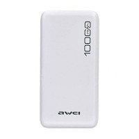 Внешний аккумулятор (Power Bank) Awei P28K белый 10000 мАч Внешний аккумулятор (Power Bank) Awei P28K белый 10000 мАч